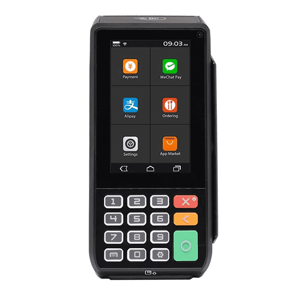 Le terminal de paiement PAX A80 sous Android